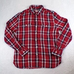 Levi's Heavyweight Long Sleeved Shirt Men's Size L Plaid Red PC9-19587-0099